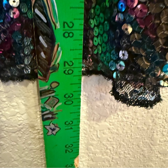 Intimately Free People FP Multi Color Sequin Party Mini Dress sz XS - Picture 12 of 12